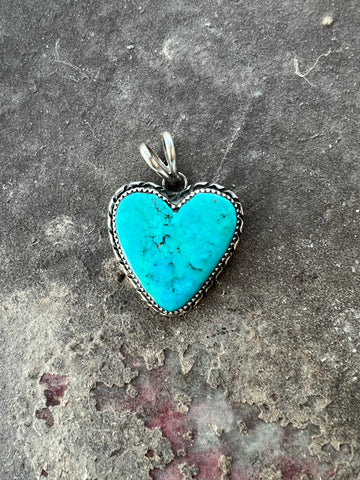 Turquoise Heart Pendant