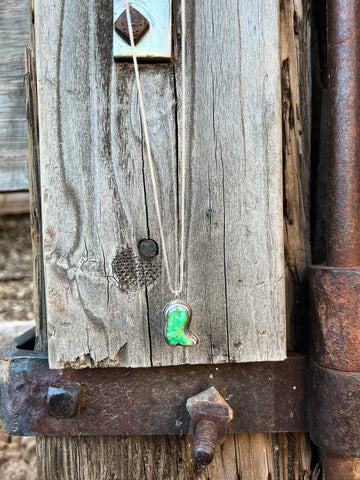 Cowboy boot pendant