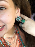 Turquoise & Sterling Silver Earrings